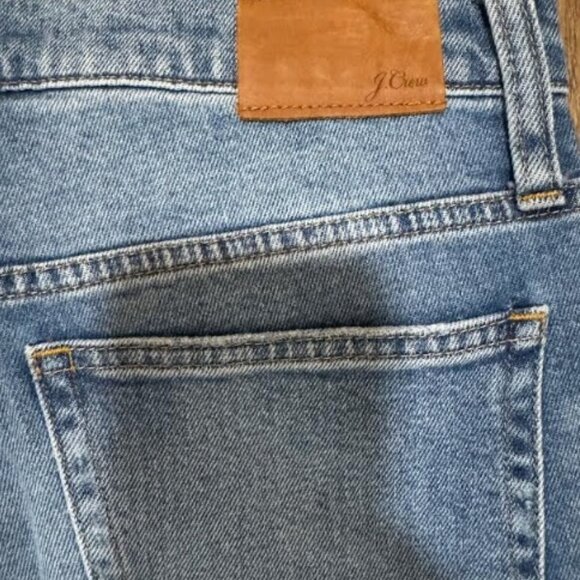 9 in J Crew Billie Demi Boot Crop Distressed Jeans - Picture 7 of 9